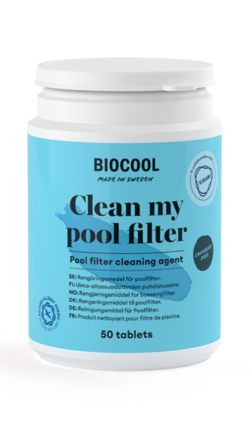 BIOCOOL Clean my poolfilter 165g / 50 tabletit